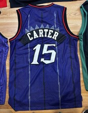 Nike Vince Carter #15 Toronto Raptors NBA Basketball Jersey Purple Size L