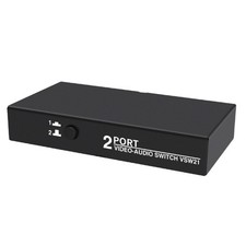 AV Switcher For Home Studio Professional Signal Routing Durability Metal