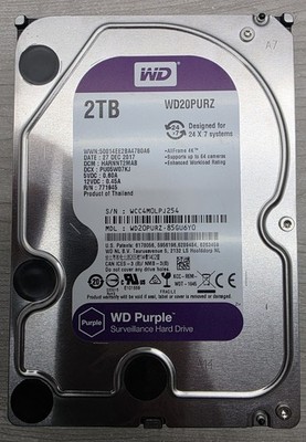 Western Digital WD20PURZ WD Purple 2TB Surveillance Hard Drive