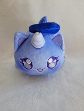 Aphmau Meemeows Blue Unicorn Cat Plush