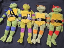 4 Teenage Mutant Ninja Turtles 26" Pillow Buddy 2023 Mayhem TMNT Complete Set