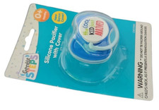 NEW BABY KING BLUE Gentle STEPS the Cool kid just ARRIVED PACIFIER 0 MONTHS