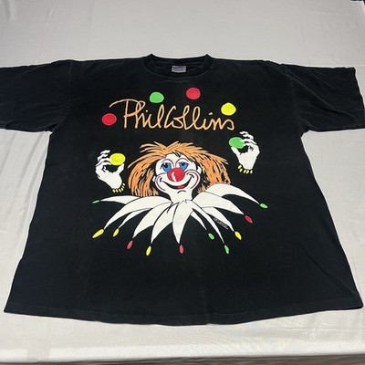 Phil Collins 1990 But Seriously Clown Tour Brockum Shirt One Size Fits 2XL