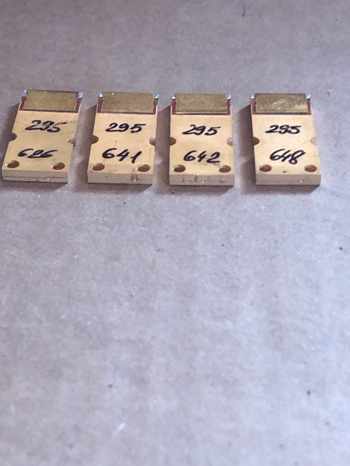 4 LASER DIODE BARS