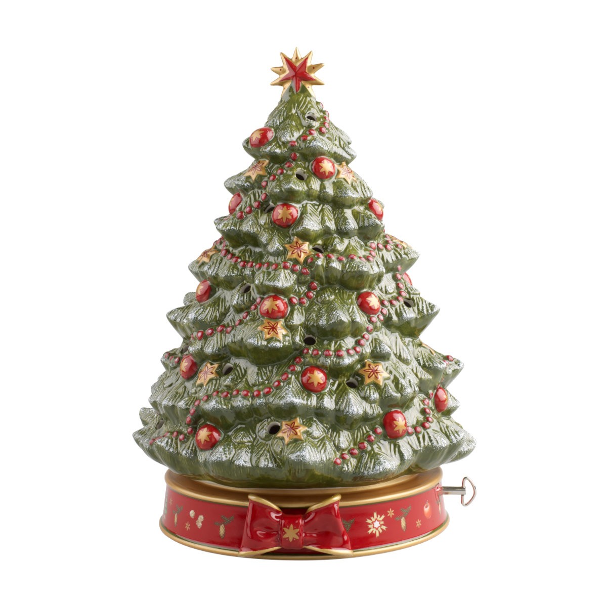 Villeroy & Boch Juguete Delight Árbol de Navidad Con Reloj de Música Oh 33CM