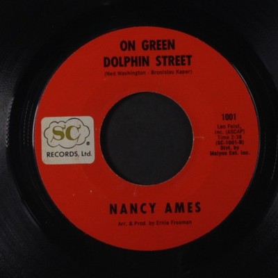 NANCY AMES: on green dolphin street / something's gotten hold of my heart 7''