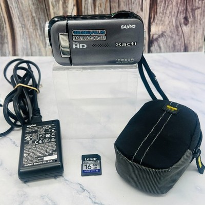 Sanyo Xacti VPC-GH4 1080i HD Camcorder w/ Charger, Battery, SD Card VIDEO 