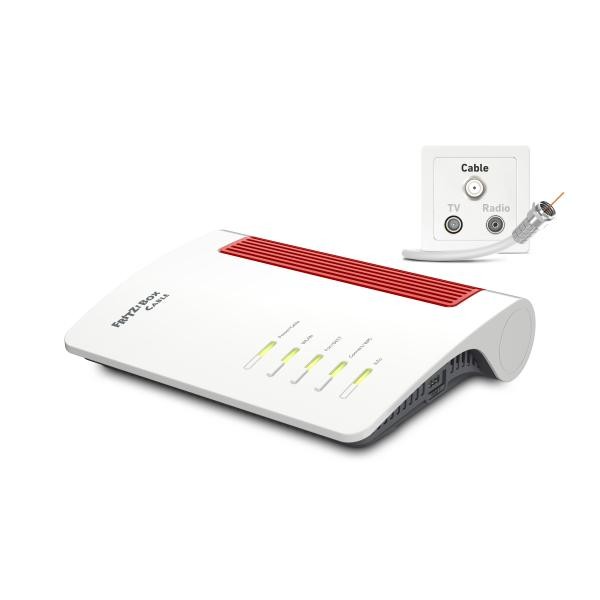 AVM FRITZ!Box 6670 router wireless Dual-band (2.4 GHz/5 GHz) Bianco - Immagine 4