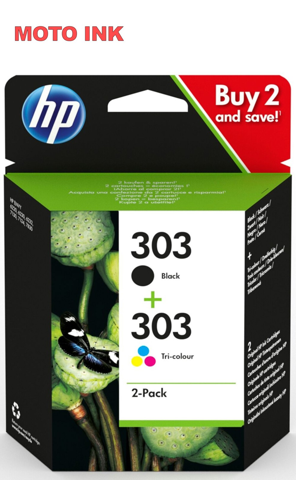 HP Original 303 Combo pack for Envy Photo 7120