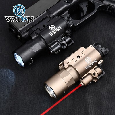WADSN X400U X400 Tactical Red Green Laser Flashlight Metal Airsoft