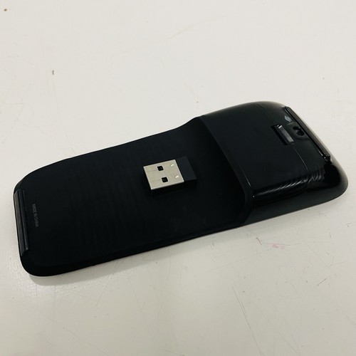Genuine Black Microsoft Wireless Surface Arc Touch Mouse 1428 W/ USB Dongle 1496 - Photo 5/6