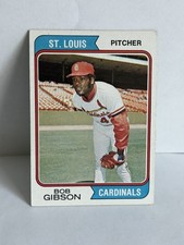 Bob Gibson 1974 Topps #350 St Louis Cardinals