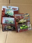 Lot de voitures DISNEY CARS DIECAST - Fillmore, Sarge - Boîte abîmée - Voir description
