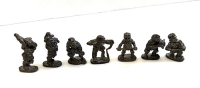 Rare Grenadier 1981 Planet of the Apes Pewter Ape Miniatures Lot of 7 Vintage