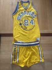 1970's Golden State Warriors Rick Barry Game Issued Jersey and Pants Sand-Knit