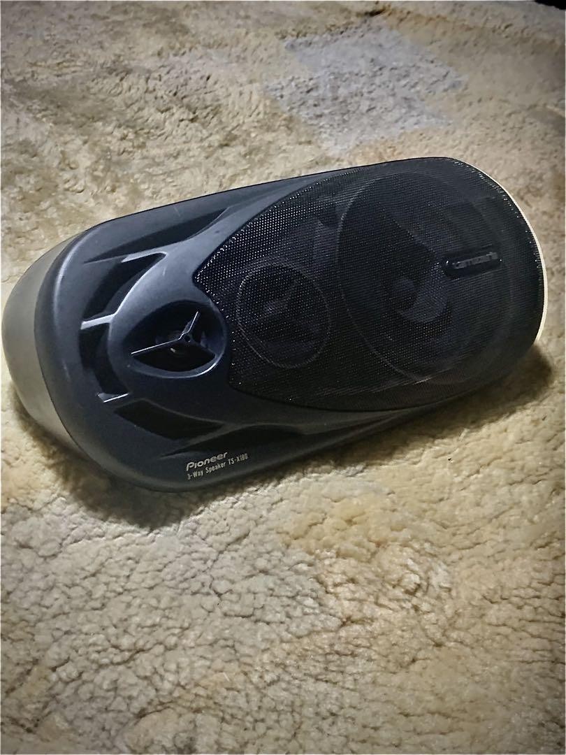 Pioneer Carrozzeria TS-X180 3-Way Box Speakers Pair Tested Vintage