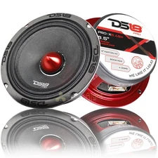 2 DS18 PRO-X6.4BM 500W Max 6.5" Midrange Speakers Loudspeaker With Bullet 4 Ohm