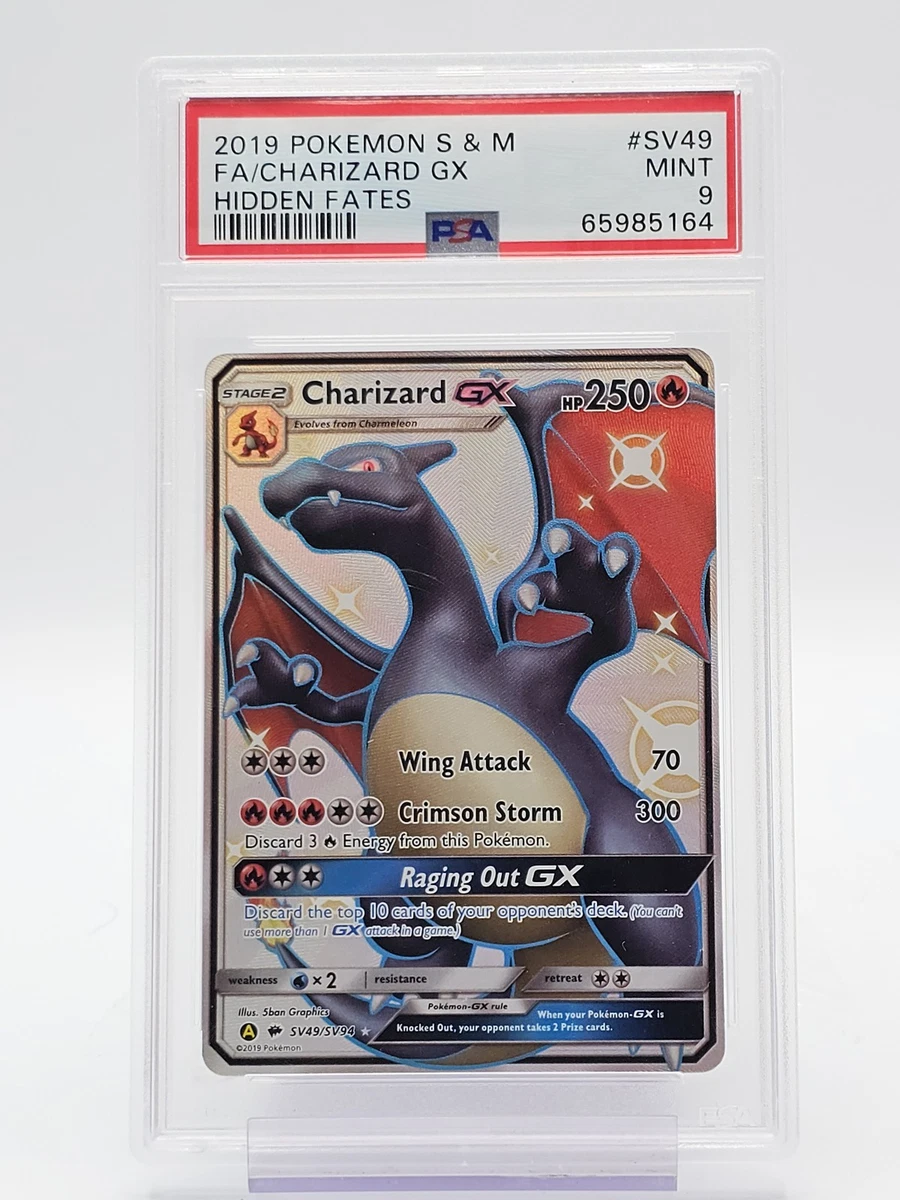 Preços baixos em Charizard GX SV49/SV94 Hidden Fates: Shiny Vault