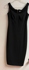 Calvin Klein Women’s Black Dress Size 4 with Gold zipper