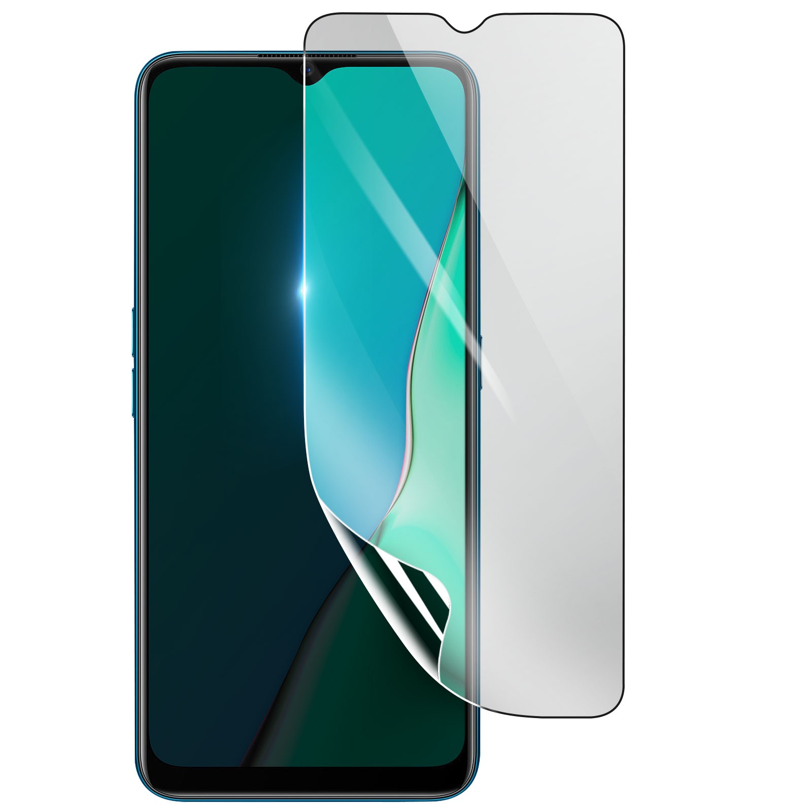 Film hydrogel antichoc 3mk haut de gamme transparent pour la protection d'écran du Oppo A9 2020
