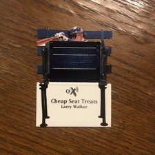 larry walker 1998 Skybox E-X2001 Cheap Seat Treats Insert #5 CS