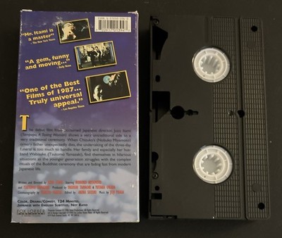 Juzo Itami's The Funeral VHS Tape Comedy Nobuko Miyamoto Tsutomo