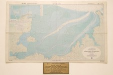 NEW ZEALAND ADMIRALTY CHART NZ 4315 APPROACHES TO ONEHUNGA Museum DEACCESSIONED