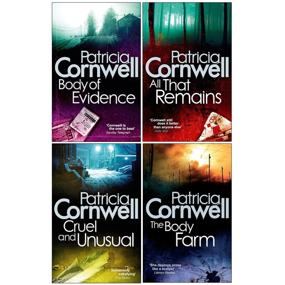 Kay Scarpetta Series (1-4) 4 Books Set By Patricia Cornwell Body Of Evidence