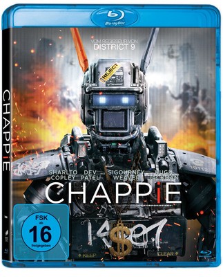 Chappie Blu-ray Sci-Fi Film KI Künstliche Intelligenz Deutsch Englisch
