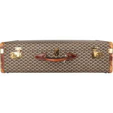 Goyard Goyardine Monogram Suitcase 80 Trunk K...