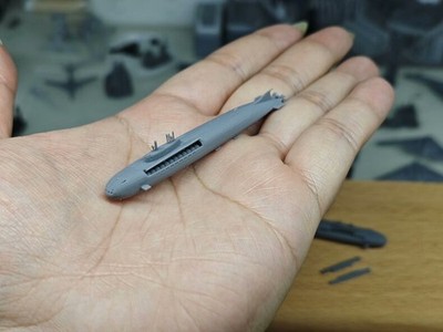 3D printed 1/1250/2000   Oscar-class submarine 