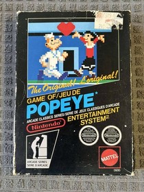 Popeye (Nintendo Entertainment System, NES, 1986) Complete in Box CIB