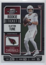 2023 Panini Contenders Optic Rookie Ticket Clayton Tune #64 14rh