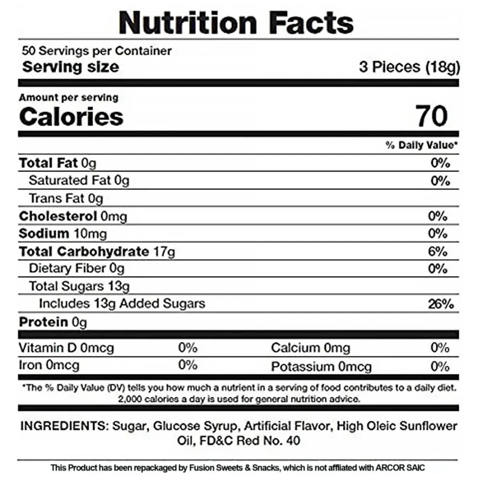 Cinnamon Discs Hard Candy Bulk – Individually Wrapped – 1 LB /2 LB/ 3 LB | Sale! - Image 4 of 4