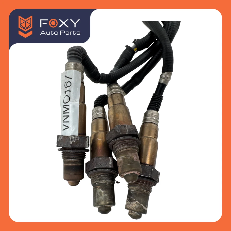 BMW 750i 750Li F01 F02 2009-2015 conjunto de 4 sensores lambda de oxígeno de escape OEM Foto 2 de 4