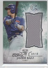 2015 Topps Triple Threads Unity Single Jumbo Relics Emerald 4/18 Javier Baez fm0