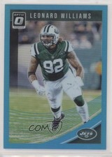 2018 Donruss Optic Aqua Prizm /299 Leonard Williams #76 0j6