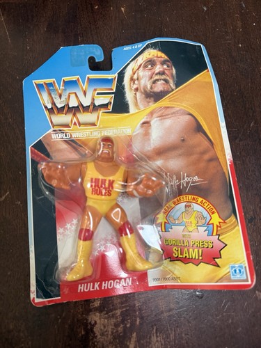 1990 WWF Hasbro Series 1 Hulk Hogan New On card Go...