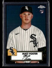 2021 Topps Chrome Platinum Anniversary Matt Foster #123 Rookie