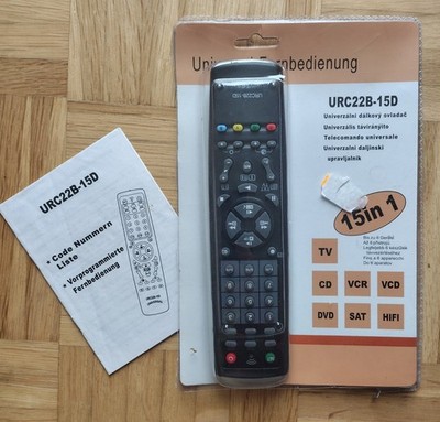 Universal-Fernbedienung URC22B-15D *neu