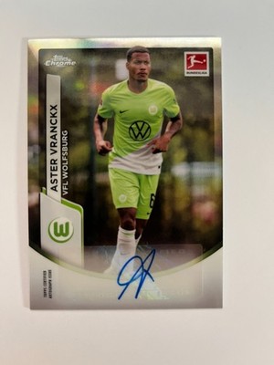 2023-24 Topps Chrome Bundesliga Auto Aster Vranckx