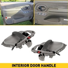Door For Handle Chevrolet Set 1995-98 K1500 Gray Housing Front or Inner Rear 2Pc