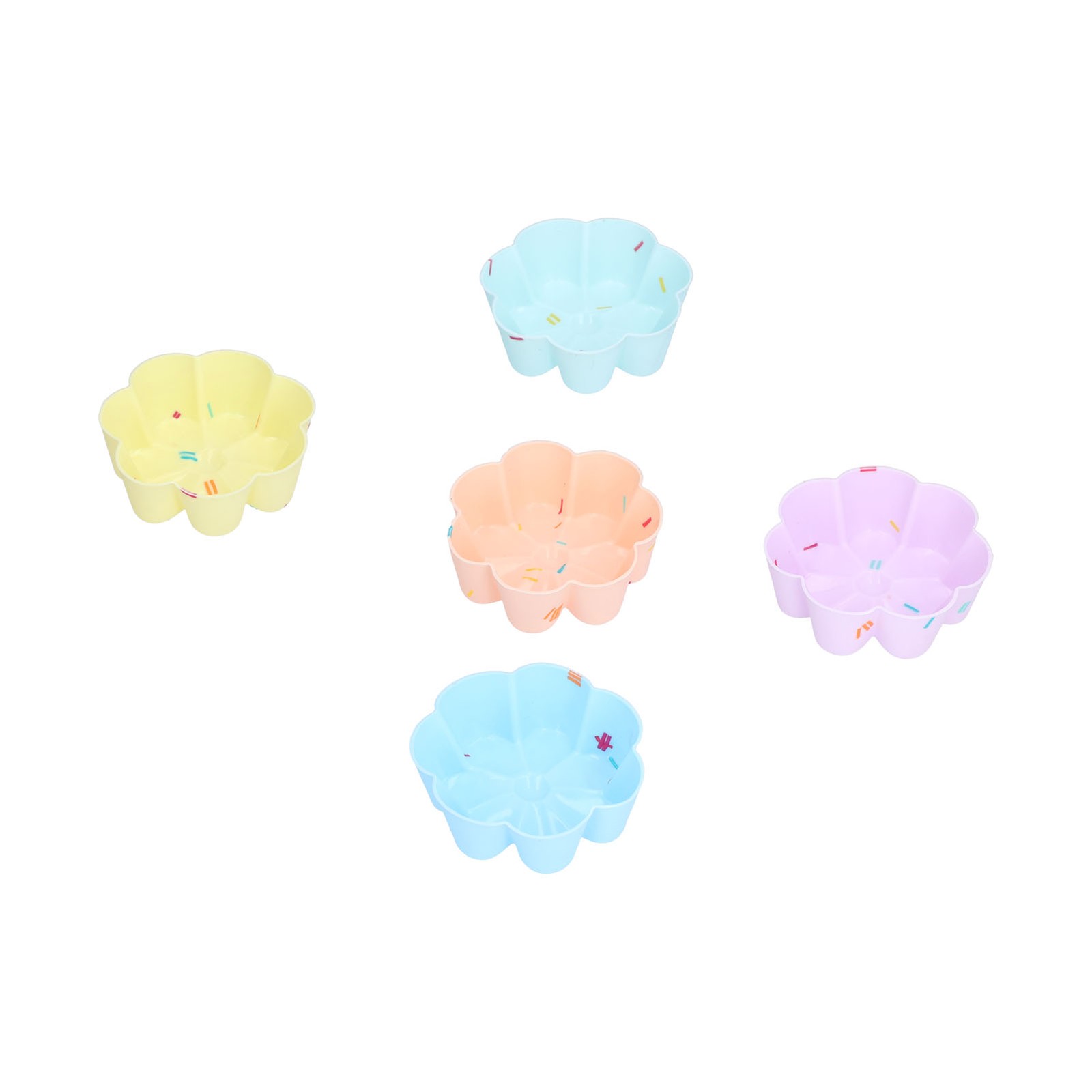 20Pcs Cupcake Baking Mould Silicone Muffin Cups Cupcake Moulds Jelly Pudding