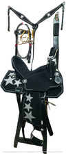 Horse Saddle Western Barrel Racing Handmade Tooled Leather Trail Tack Equestrian