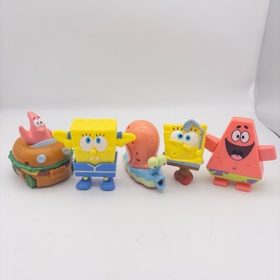 SpongeBob SquarePants Burger King Kid Meal Plastic Figures Lot Of