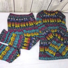 Burton Kids Size XS Heavy Fleece Baselayer DryRide Multicolor Top Bottom Set