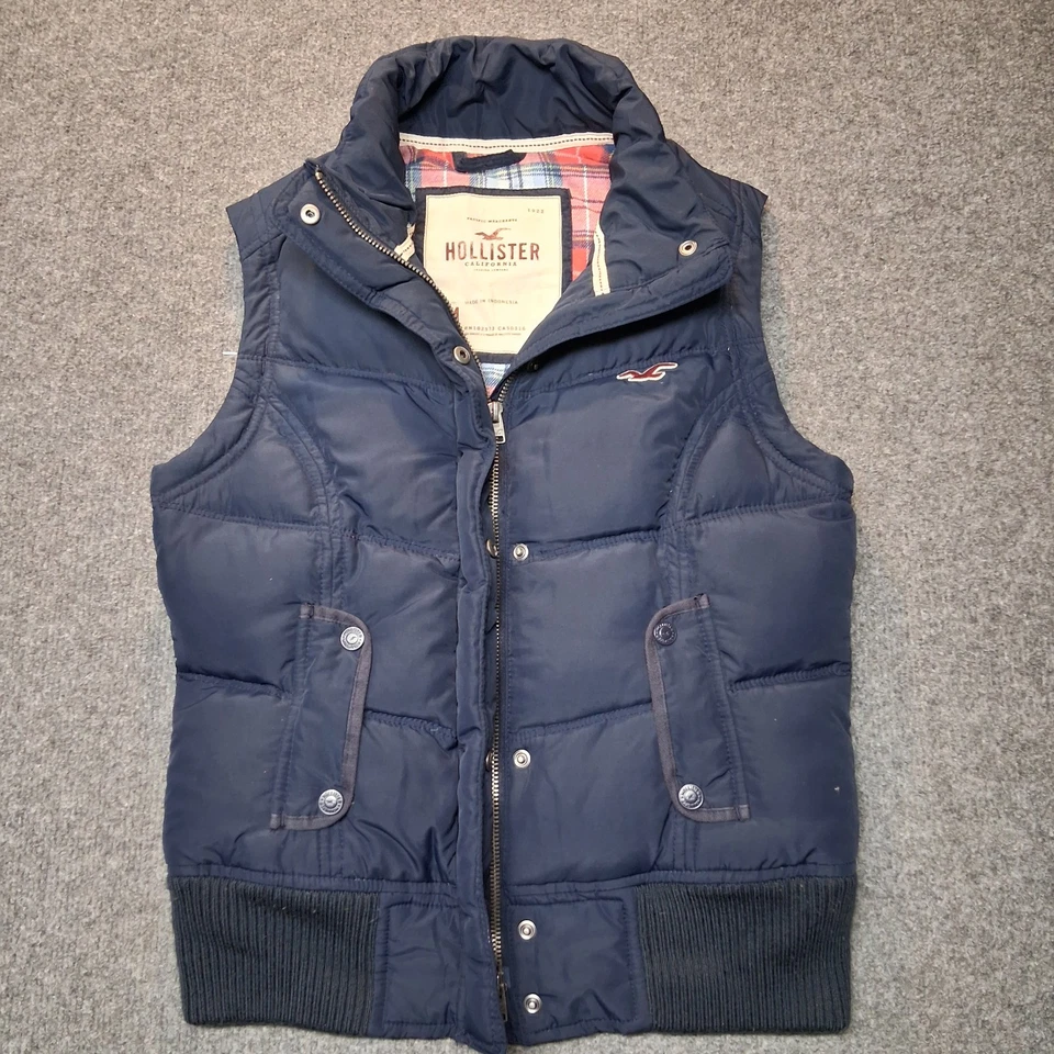 hollister chaleco acolchado mujer mediano 35% plumón 65% pluma Foto 2 de 4