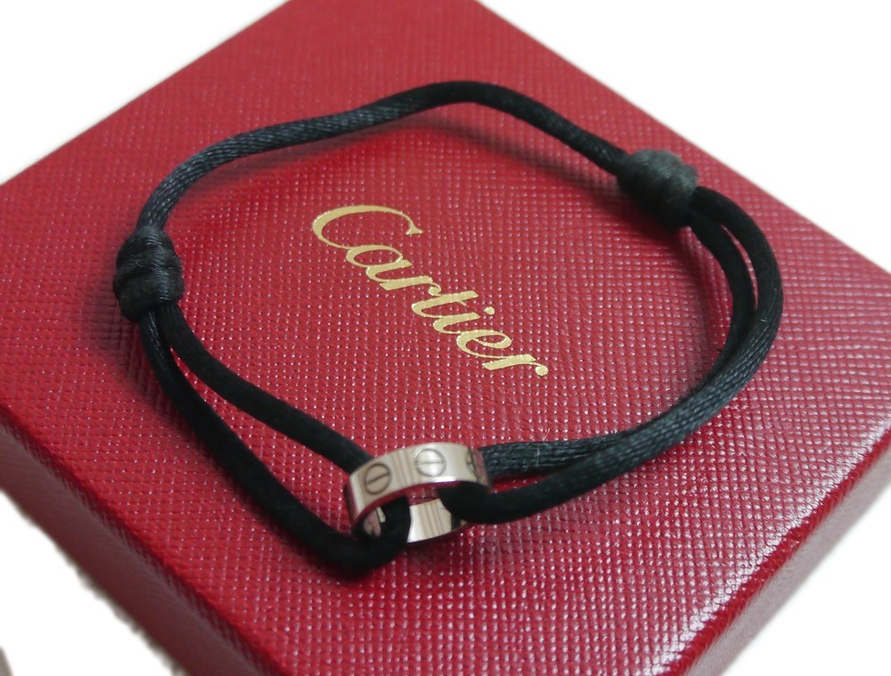 Authentic Cartier Bracelet string Love White Gold… - image 3