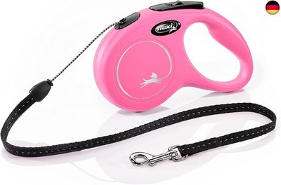flexi  Classic S Seil 5 m pink, Roll-Leine für Hunde bis 12 kg
