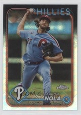 2024 Topps Chrome Logofractor Edition Aaron Nola #262 0oz2